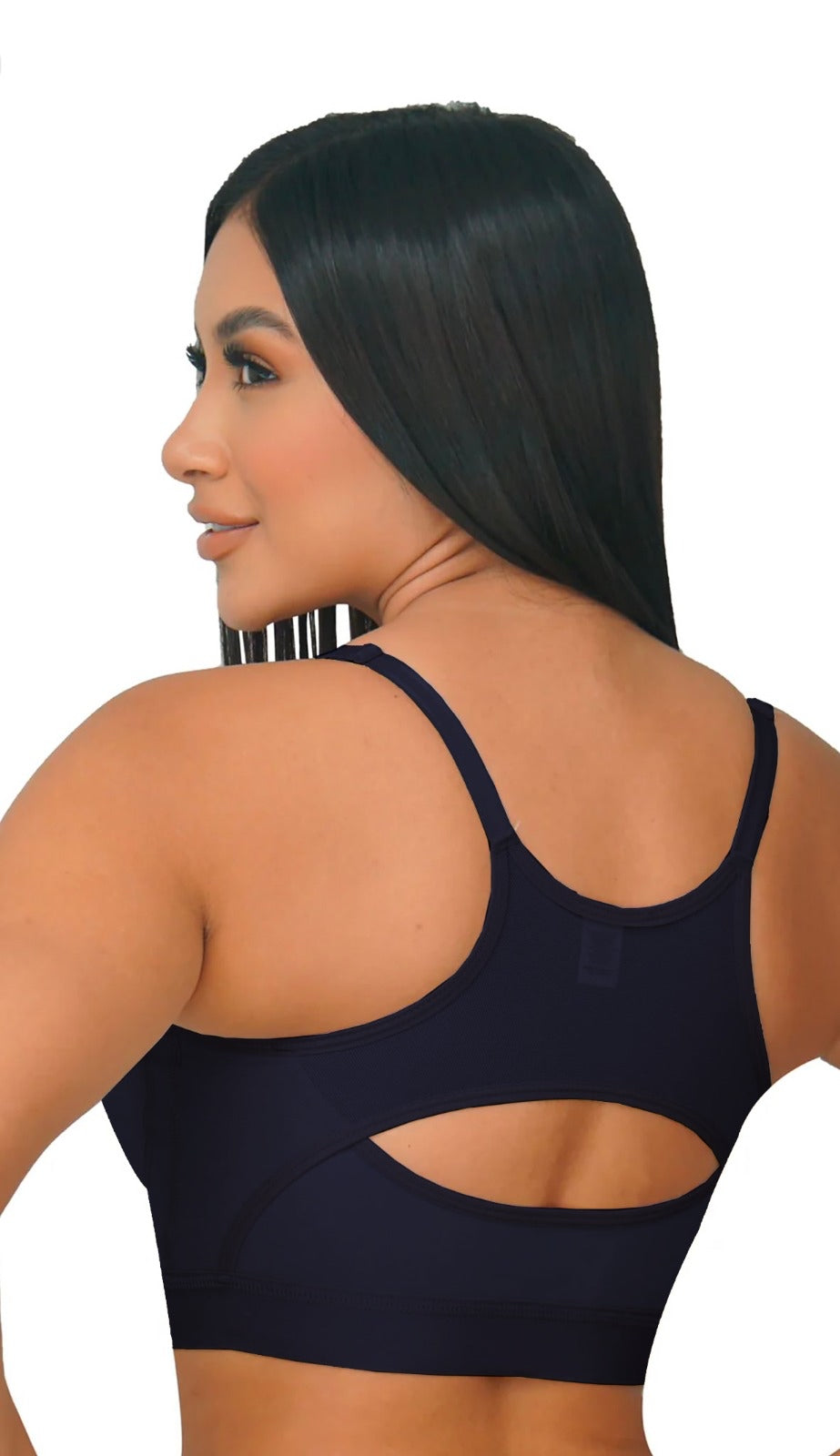 Fajas Humpback Posture Corrector Brassiere 3 Row Hooks Bralette Shaperwear  Crop Tops Arm Slimming Bra Shaper Women Colombianas